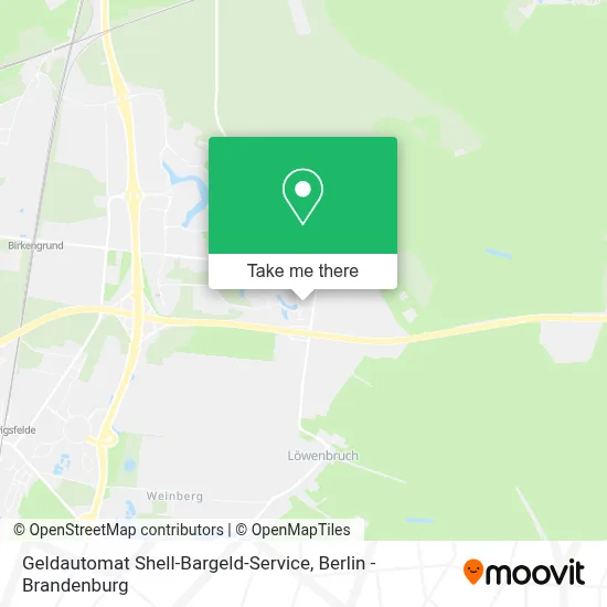 Geldautomat Shell-Bargeld-Service map