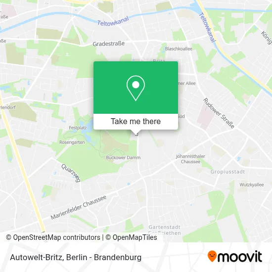 Autowelt-Britz map