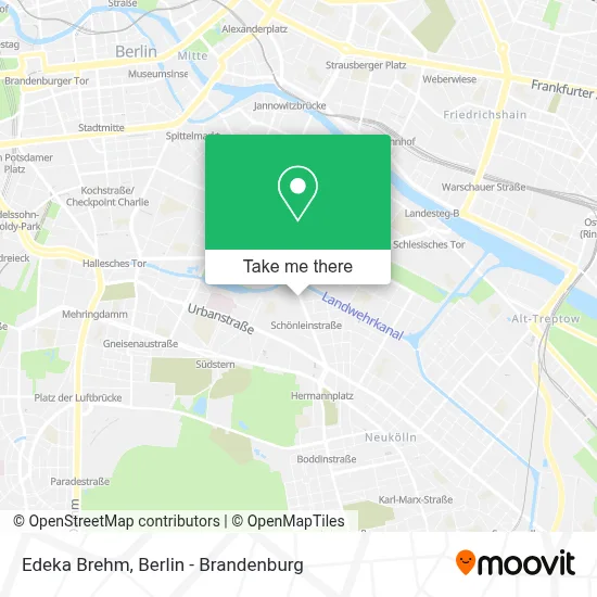 Edeka Brehm map