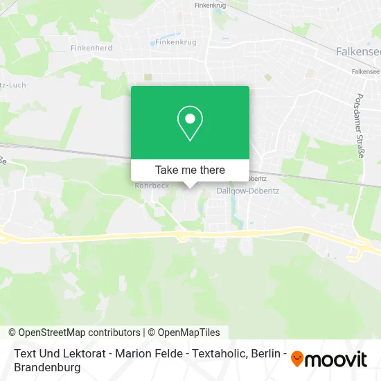 Text Und Lektorat - Marion Felde - Textaholic map