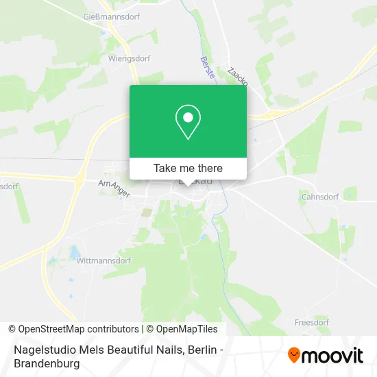 Nagelstudio Mels Beautiful Nails map
