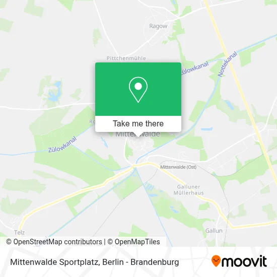 Mittenwalde Sportplatz map