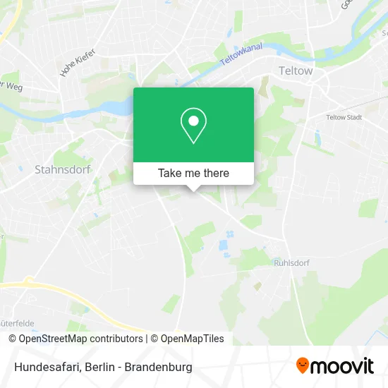 Hundesafari map