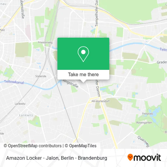 Amazon Locker - Jalon map