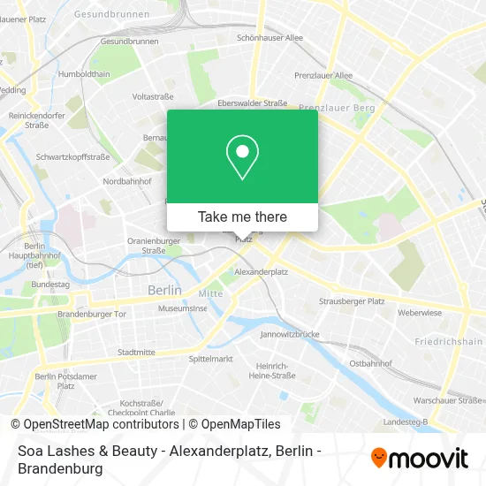 Soa Lashes & Beauty - Alexanderplatz map