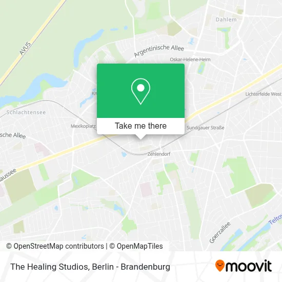 The Healing Studios map