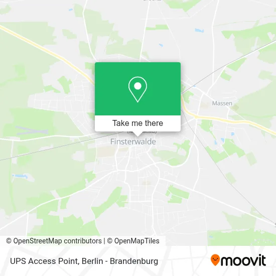 Ups Access Point map
