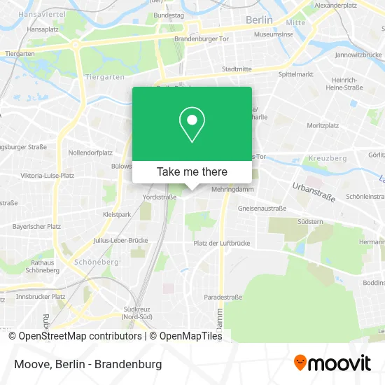 Moove map