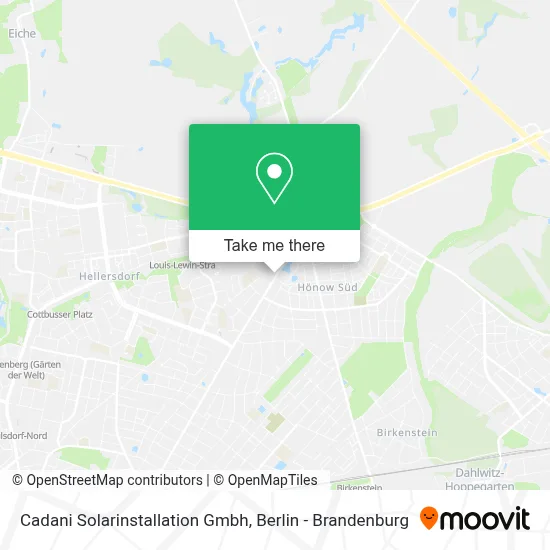 Cadani Solarinstallation Gmbh map