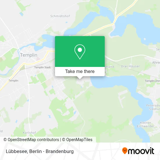 Lübbesee map