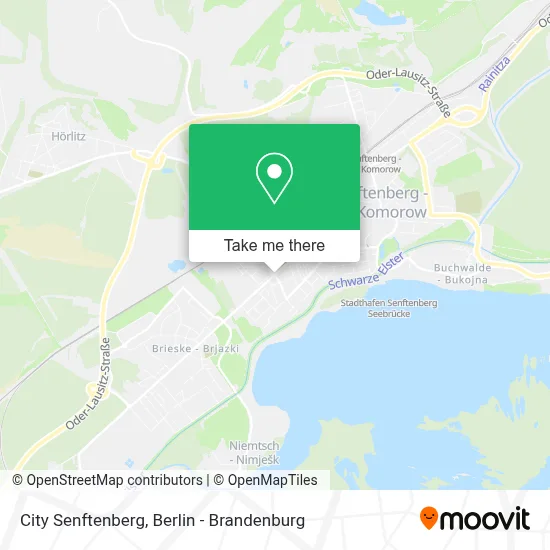 City Senftenberg map