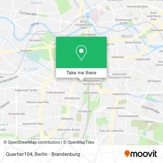 Quartier104 map