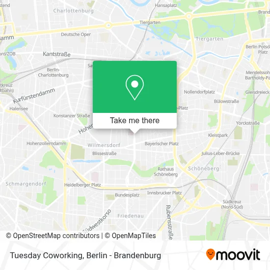 Tuesday Coworking map