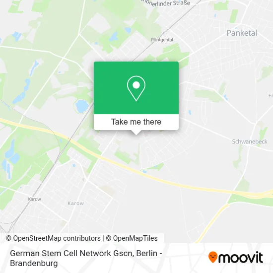 German Stem Cell Network Gscn map