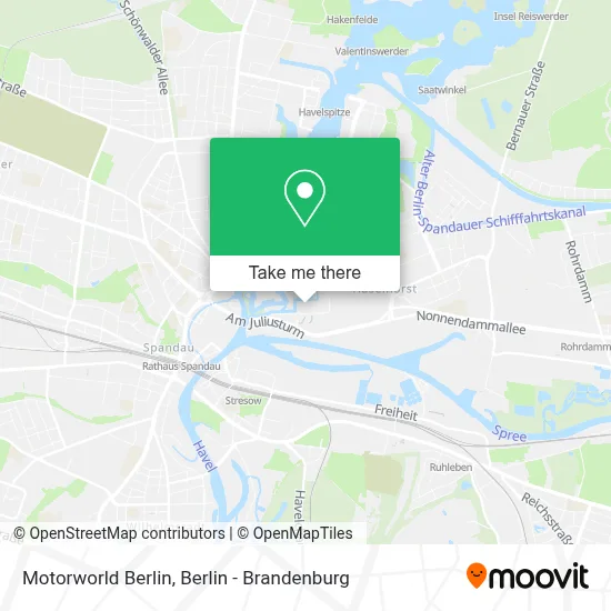 Motorworld Berlin map