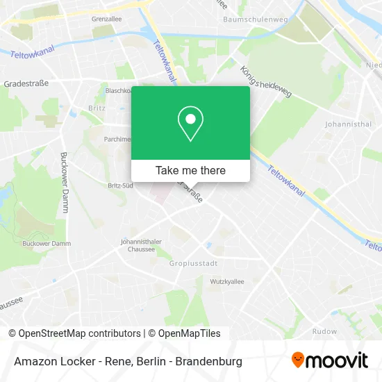 Amazon Locker - Rene map