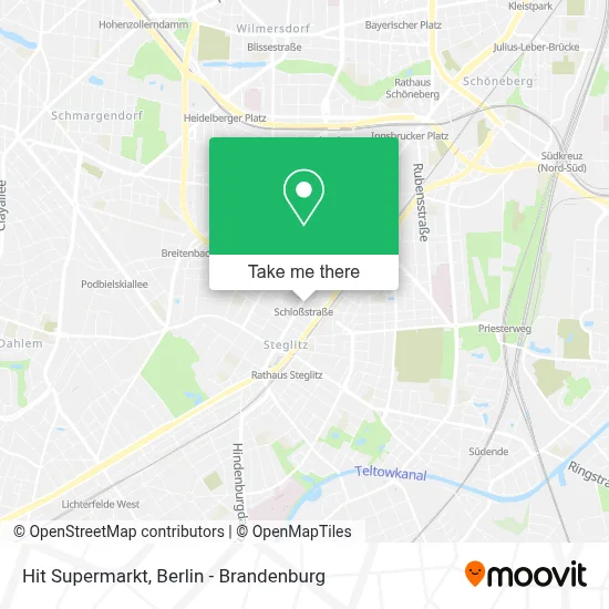 Hit Supermarkt map