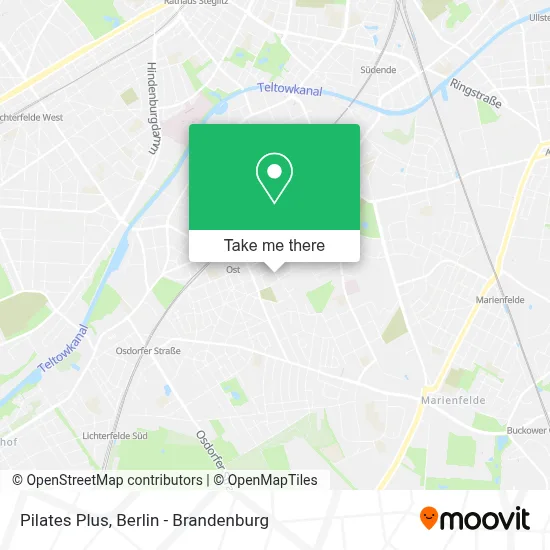 Pilatesplus map