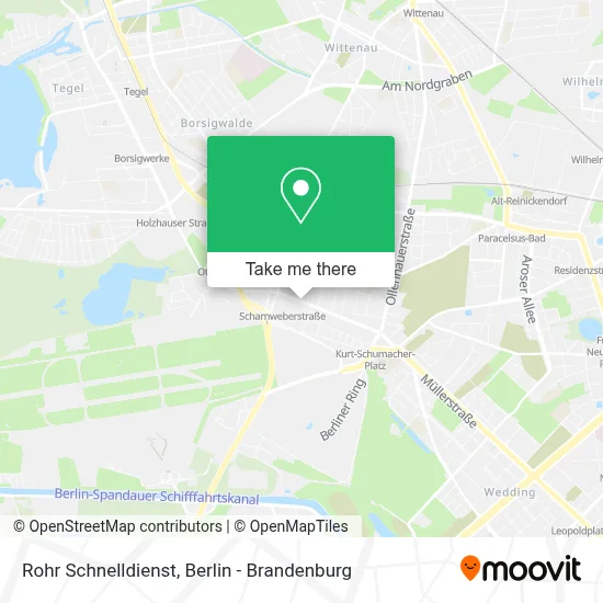 Rohr Schnelldienst map