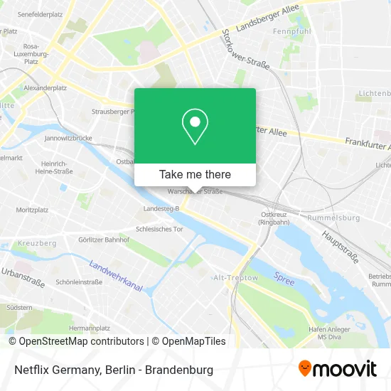 Netflix Germany map