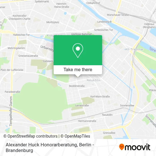 Alexander Huck Honorarberatung map
