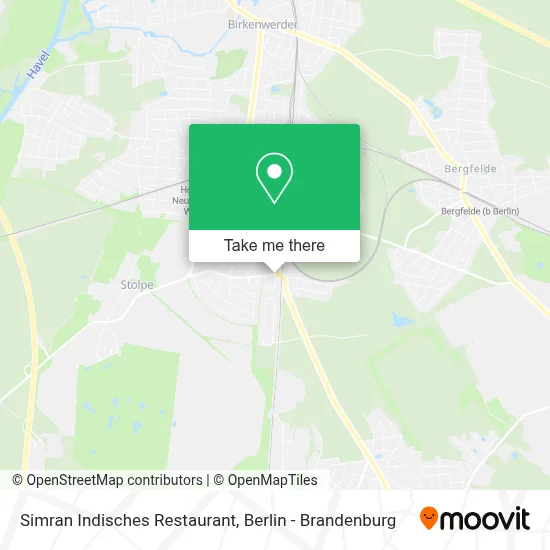 Simran Indisches Restaurant map