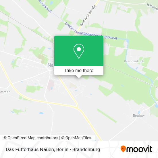 Das Futterhaus Nauen map