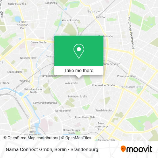 Gama Connect Gmbh map