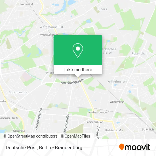 Deutsche Post map