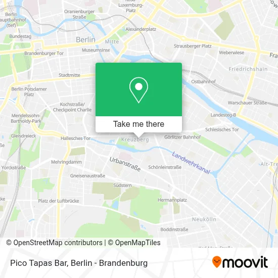 Pico Tapas Bar map