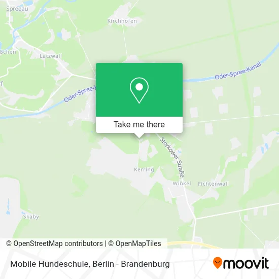 Mobile Hundeschule map