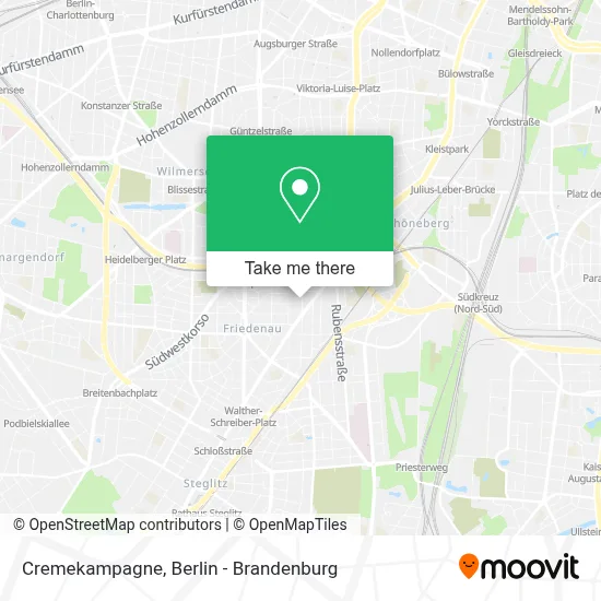 Cremekampagne map