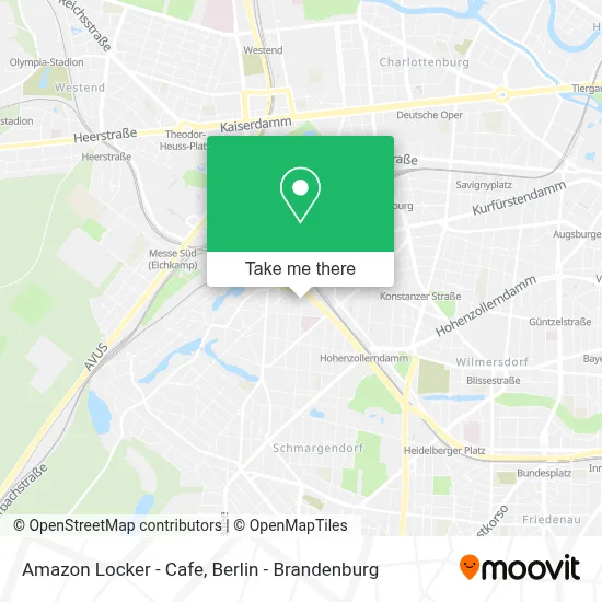 Amazon Locker - Cafe map