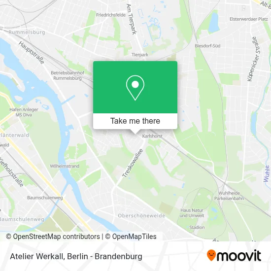 Atelier Werkall map