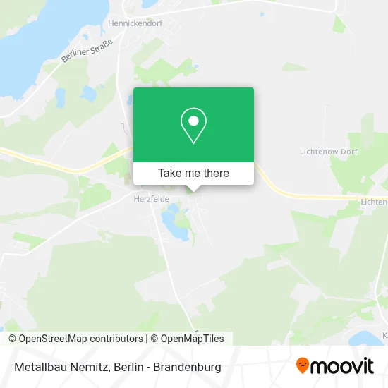 Metallbau Nemitz map