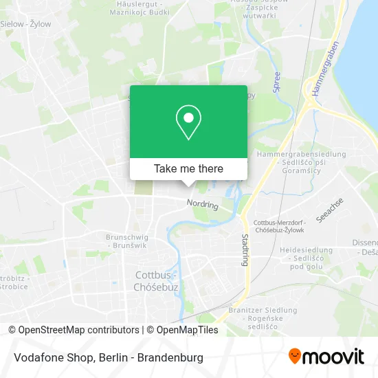 Vodafone Shop map