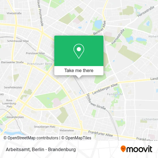 Arbeitsamt map