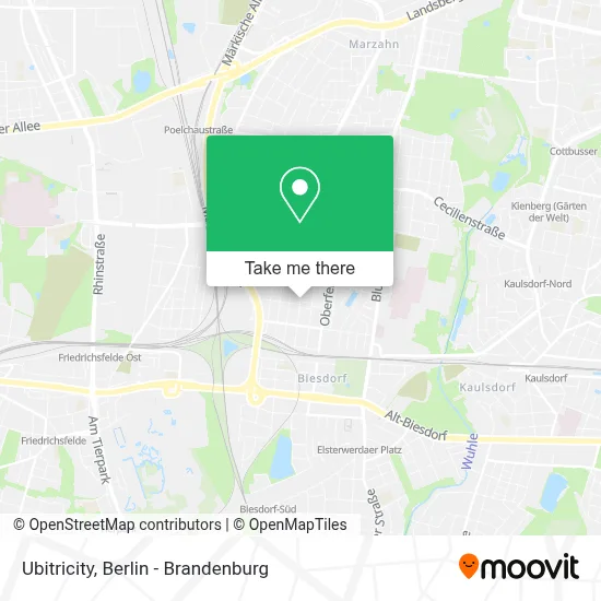 Ubitricity map