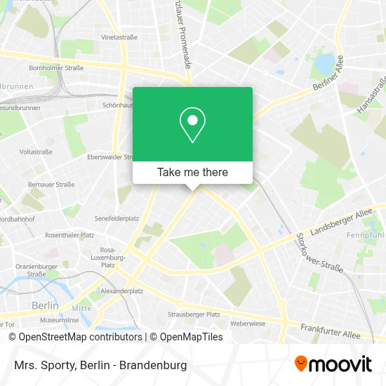 Mrs. Sporty map