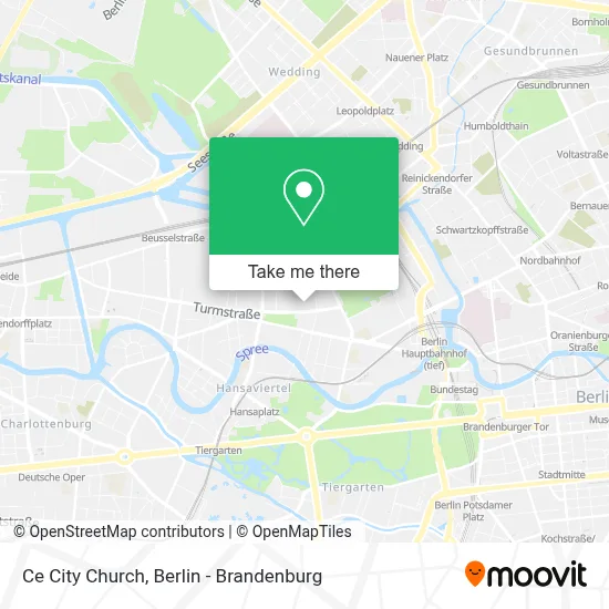 Ce City Church map