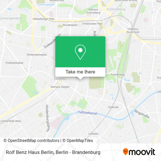 Rolf Benz Haus Berlin map