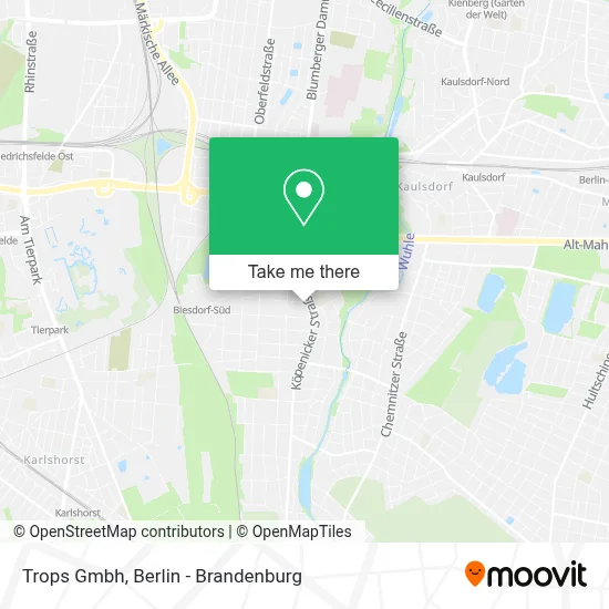 Trops Gmbh map