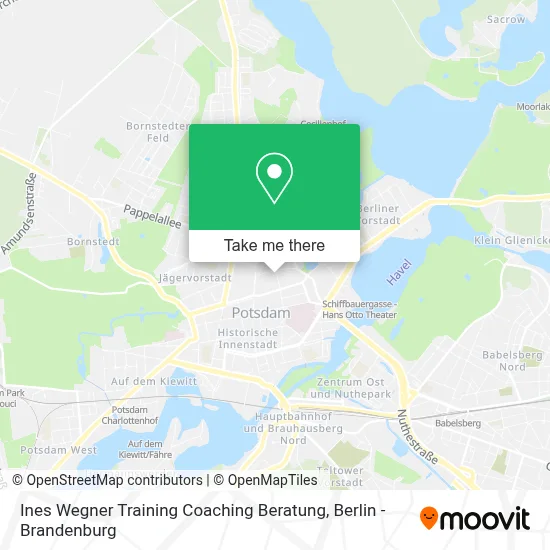 Ines Wegner Training Coaching Beratung map