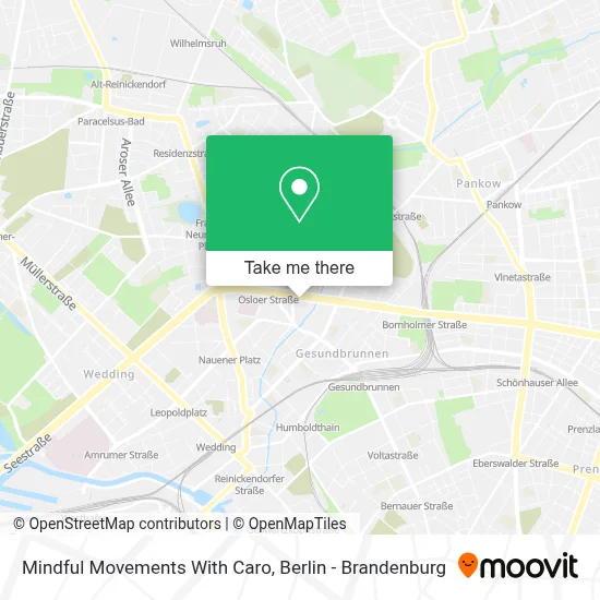Mindful Movements With Caro map