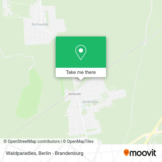 Waldparadies map