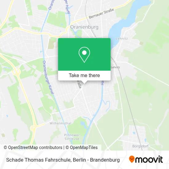 Schade Thomas Fahrschule map