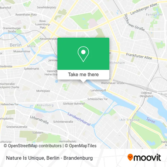 Nature Is Unique map