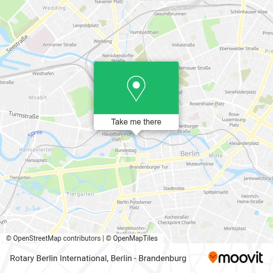Rotary Berlin International map