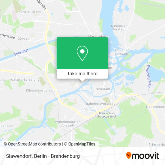 Slawendorf map