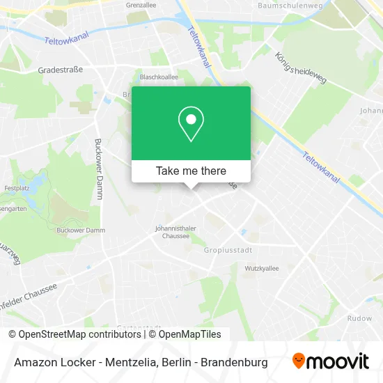 Amazon Locker - Mentzelia map